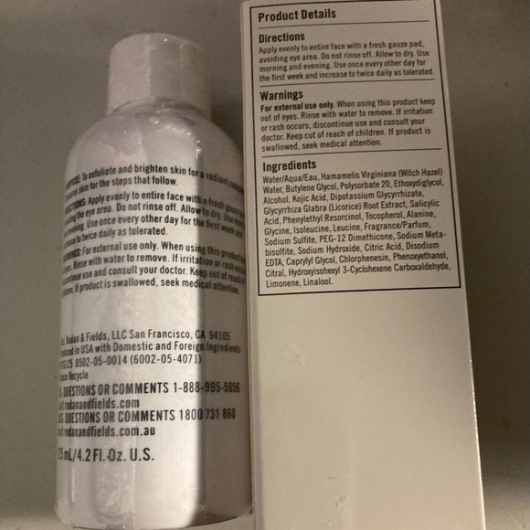 Rosen+Fields Reverse Intense Brightening Toner 4.2 Ozs. New - Picture 2 of 3